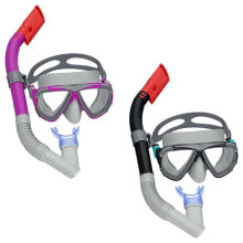 Masks and snorkels for scuba diving