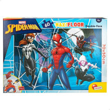K3YRIDERS Marvel SpiderMan Double Face To Coloring 60 Large Pieces Puzzle