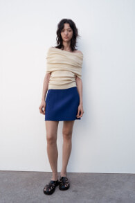Zw collection high-waist short skirt