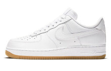 Nike Air Force 1 合成革 舒适百搭 包裹性防滑耐磨 低帮 板鞋 男款 白生胶