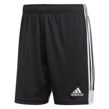 Мужские шорты Мужские шорты спортивные футбольные черные Adidas Tastigo 19