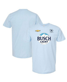 Купить мужские футболки и майки Trackhouse Racing Team Collection: Men's Light Blue TRACKHOUSE RACING Busch Light Partners T-shirt