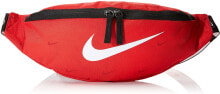 Мужские поясные сумки Мужская поясная сумка текстильная красная спортивная Nike Heritage Swoosh DC7343-657 University Red/Black/White