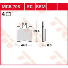 TRW Scooter Daelim Otello 125 Abs Otello 17 Sintered Brake Pads