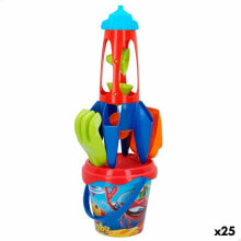 Beach toys set Colorbaby Rocket polypropylene (25 Units)