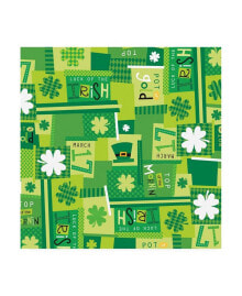 Trademark Global holli Conger St Patty's pattern 1 Canvas Art - 15.5