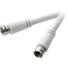 Комплектующие для сетевого оборудования SpeaKa Professional SP-7870008 коаксиальный кабель 7,5 m F Белый