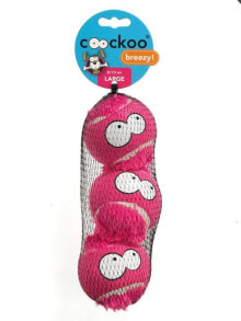 Игрушки для собак eBI Coockoo Breezy Balls Pink L 3pcs. 7.6cm