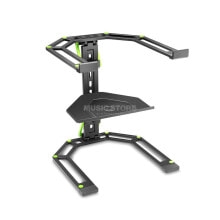 Gravity LTS 01 B Adjustable Laptop Stand (Black/Green)