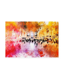 Trademark Global philippe Hugonnard NYC Watercolor Collection - Grand Central Station Canvas Art - 19.5