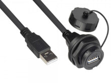 Alcasa IC04-U204 USB кабель 1 m USB 2.0 USB A Черный