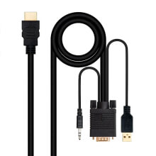 NANOCABLE 10.15.4350 HDMI To VGA/JACK/USB Converter 1.8 m