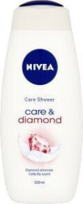 Nivea Care & Diamond Shower Cream Увлажняющий крем-гель для душа 500 мл