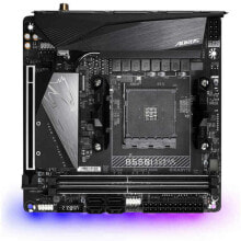 Купить игровые материнские платы Gigabyte: Материнская плата Gigabyte B550I AORUS PRO AX AMD B550 AMD AM4