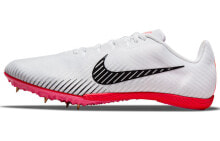 Nike Zoom Rival M 9 田径场地 包裹性 低帮 跑步鞋 男女同款 白黑 / Кроссовки Nike Zoom Rival M 9 DM2332-100
