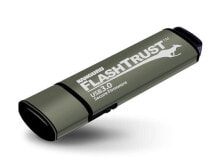 Kanguru FlashTrust USB 3.0 16 ГБ, 16 ГБ, USB Type-A, 3,2 поколения 1 (3,1 поколения 1), 230 МБ/с, Крышка, Серый