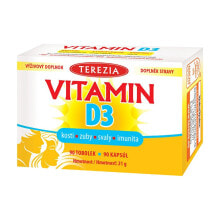 Витамин D Terezia Company  Vitamin D3 Витамин D3 1000 МЕ 90 таблеток