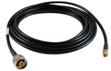 Комплектующие для телекоммуникационных шкафов и стоек aLLNET 3m, R-SMA/N коаксиальный кабель Черный ANT-CAB-RSMA-N-300