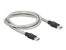 DeLOCK 86775 USB кабель 1 m 3.2 Gen 1 (3.1 Gen 1) USB A Серебристый