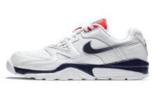 Nike Air Trainer 3 低帮 跑步鞋 男款 白蓝红 复古 / Кроссовки Nike Air Trainer 3 CN0924-100