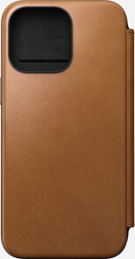 Nomad Nomad Modern Leather Folio, english tan - iPhone 15 Pro Max