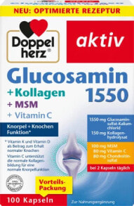 Glucosamin 1550 Kapseln 100 St, 114 g