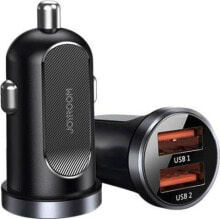 Автомобильные зарядные устройства и адаптеры для мобильных телефонов Ładowarka Joyroom C-A09 2x USB-A 5 A (6941237119438)