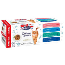 BUTCHER´S Delicious dinners jumbo pack mix fish selectionjelly 40x100g wet cat food