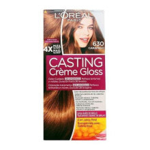 Краска для волос Loreal Paris Casting Creme Gloss Hair Color No. 630  Питательная безаммиачная крем-краска для волос, оттенок карамельный