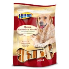 HILTON Soft chicken sandwiches dog treat 100g