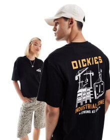 Dickies graphic industrial pack print t-shirt in black купить в интернет-магазине