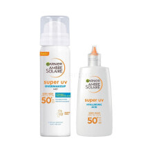 Garnier Ambre Solaire Super UV Hyaluronic Acid SPF50+ 40 ml sonnenschutz fürs gesicht unisex