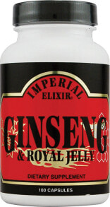 Женьшень imperial Elixir Ginseng and Royal Jelly Женьшень с пчелиным маточным молочком 100 капсул