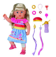 Куклы классические кукла Zapf BABY born Sister Модная сестричка,43 см ,с аксессуарами,830345