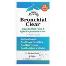 Растительные экстракты и настойки terry Naturally, Bronchial Clear, 90 таблеток