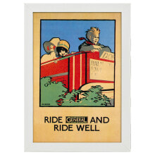 Bilderrahmen Poster 1926 Ride General