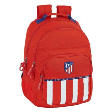 Детские школьные рюкзаки и ранцы для мальчиков школьный рюкзак для мальчиков Atltico Madrid красный цвет, два отделения