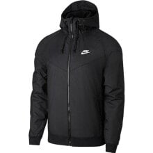 Nike 纯色Logo印花连帽运动夹克外套 男款 黑色 / Куртка Nike AT5271-010