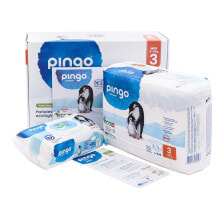 Детские подгузники PINGO Pack Discovery Size 3 44 Units 80 Wipes+Sample T4