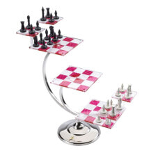 NOBLE COLLECTION Star Trek TriDimensional Set Chess Board Game