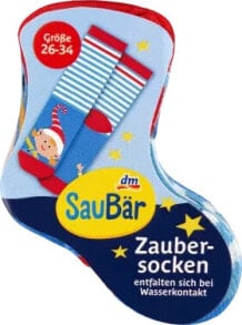 Zaubersocken Wichtel rot Gr. 26-34, 1 St