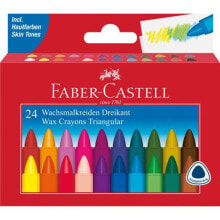 Фломастеры для рисования для детей Faber-Castell 120024 восковой мелок/карандаш 24 шт