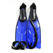 Masks and snorkels for scuba diving