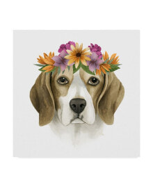 Trademark Global grace Popp Flower Crown Pup IV Canvas Art - 20
