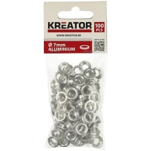 KREATOR 7 mm Aluminum Eyelet 100 Units