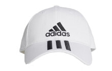 adidas 大Logo刺绣 鸭舌帽 男女同款情侣款 白色 / Шапка Adidas Logo DU0197