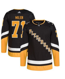 adidas men's Evgeni Malkin Black Pittsburgh Penguins 2021/22 Alternate Primegreen Authentic Pro Player Jersey