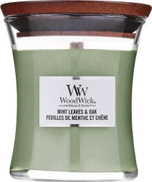 Duftkerze - WoodWick Ellipse Mint Leaves & Oak