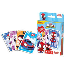 SHUFFLE Set Of Cards 4 In 1 Disney Spidey Fournier