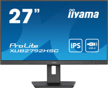 Купить мониторы Iiyama: Iiyama XUB2792HSC-B5 27IN 1920X1080 - Flat Screen - 4 ms